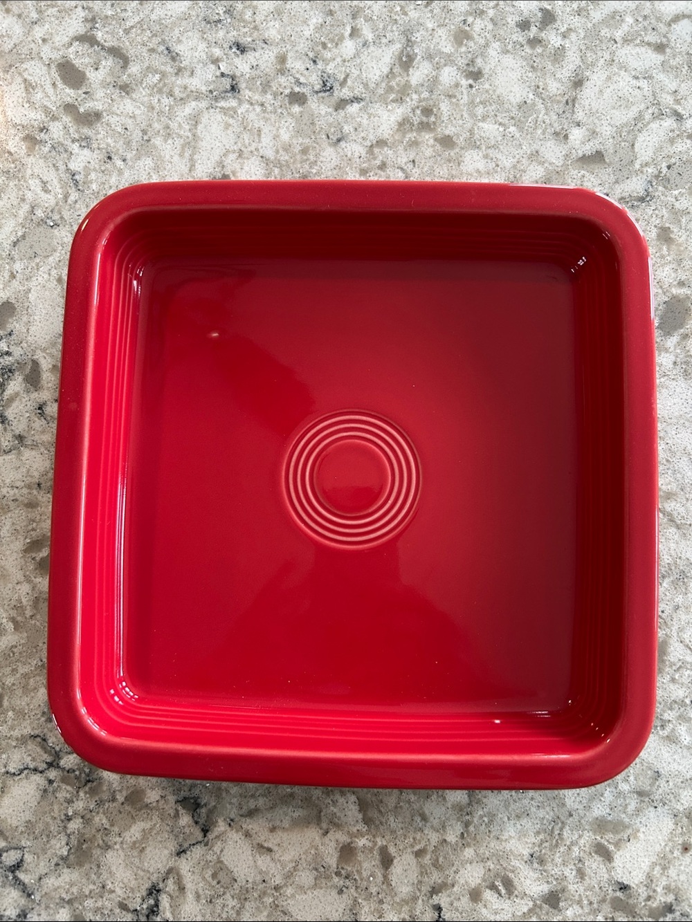 Fiestaware Scarlet square napkin holder